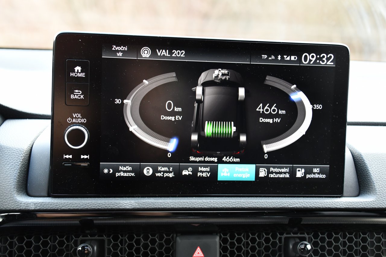 Honda z električnim repkom Honda z električnim repkom